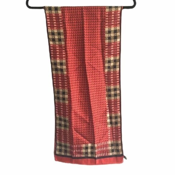 Mirsa Vintage Silk Scarf Print One Size - Picture 2 of 9